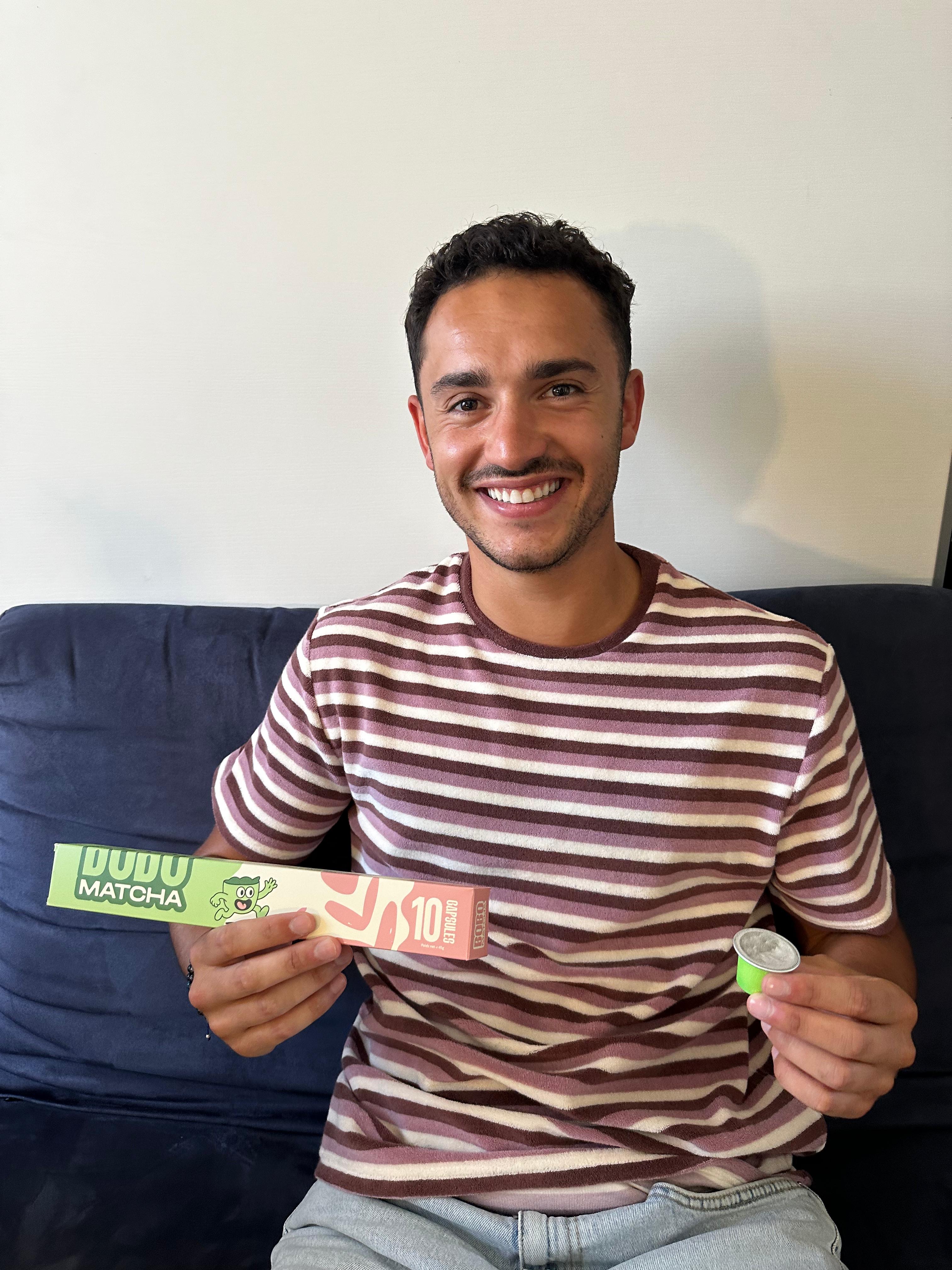 Avis client satisfait capsules Bobo Matcha - Loic recommande les capsules